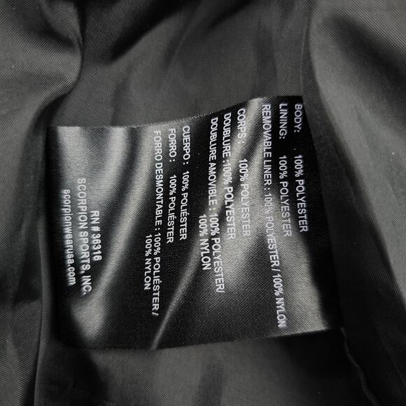 Scorpion EXO Motorcycle Jacket Womens Large Purple Armored Removable Liner Biker - Picture 6 of 10